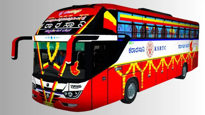 It is a Karnataka bus livery mod feature image
