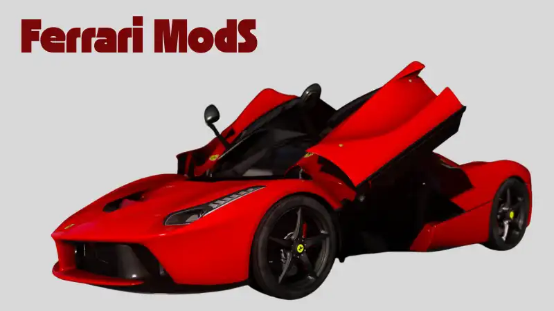 It is the feature image on the Ferrari mods.