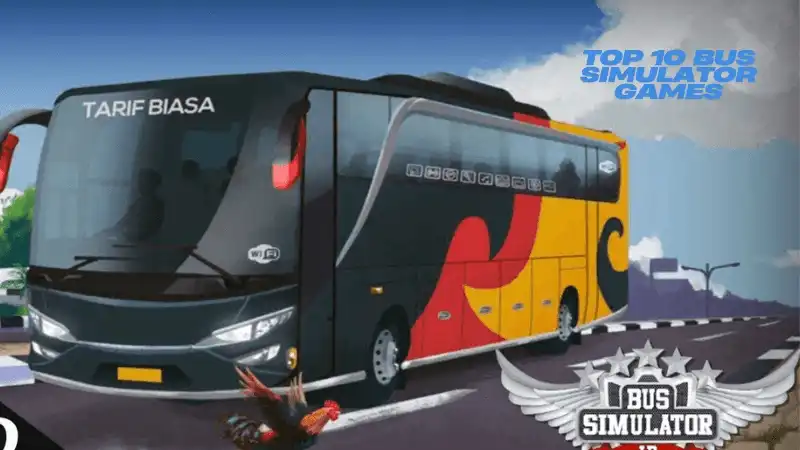 It is bussid mod apk feature image.