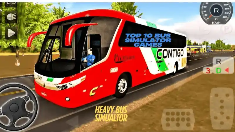 It is a heavy bus simulator image.
