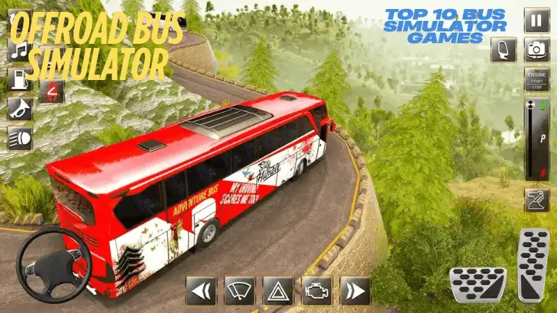 It is an off-road bus simulator image.