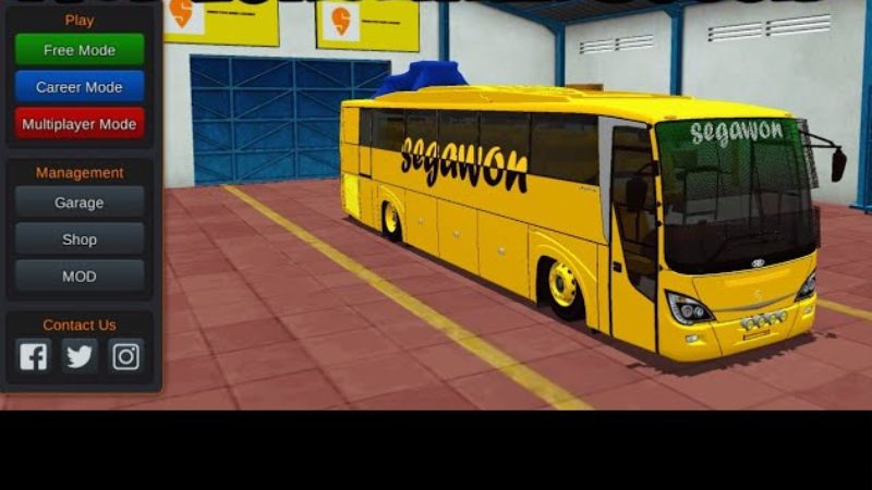 It is image on Euroliner BSW bus Mod .