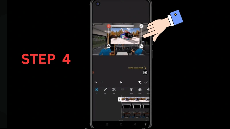 It is image on step number 4 of installing tv in bus simulator Indonesia.